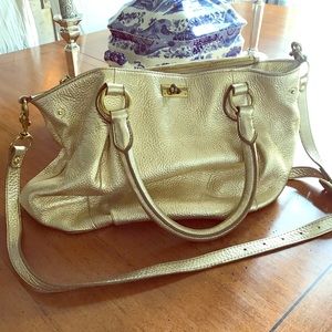 J. Crew Gold Mini Brompton Good Condition